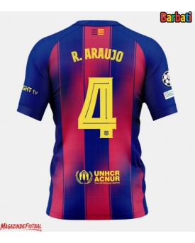 Barcelona Ronald Araujo #4 Tricou Fotbal Replică 2025-26 Barbati Acasa Barcelona Ronald Araujo #4 Tricou Fotbal Replică 2025-26 Barbati Acasa